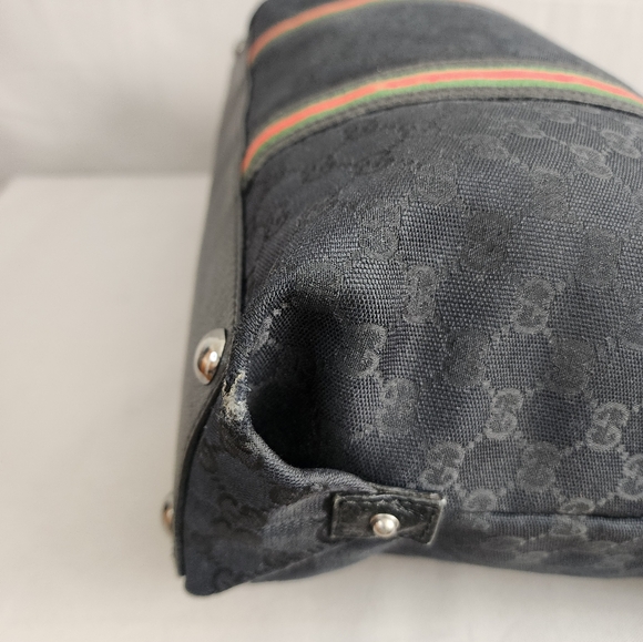 ✨️GUCCI GG Canvas Web Belted Handle Tote Bag - Picture 10 of 16